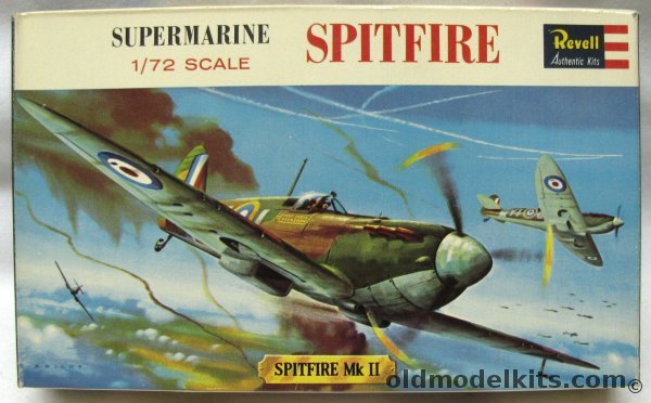 Revell 1/72 Supermarine Spitfire Mk.II, H611-60 plastic model kit
